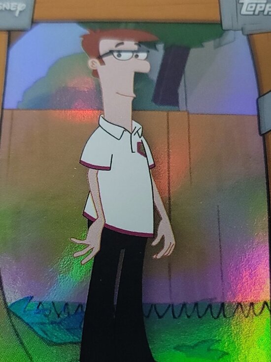 Lawrence Fletcher Topps 2026 Disney Neon Gold Phineas Ferb  Lawrence Fletcher Topps 2026 Disney Neon Gold Phineas Ferb Limited 35/50